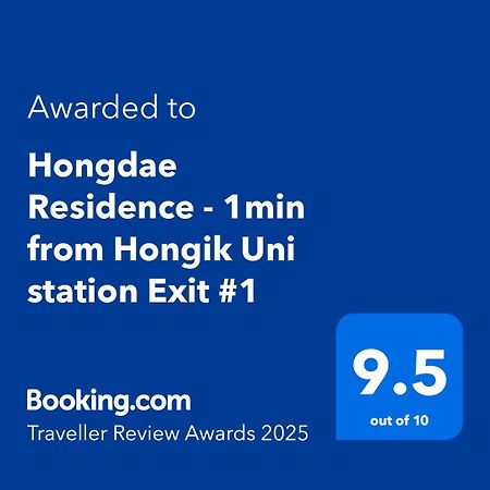 Hongdae Residence - 1Min From Hongik Uni Station Exit #1 Seoul Exterior foto